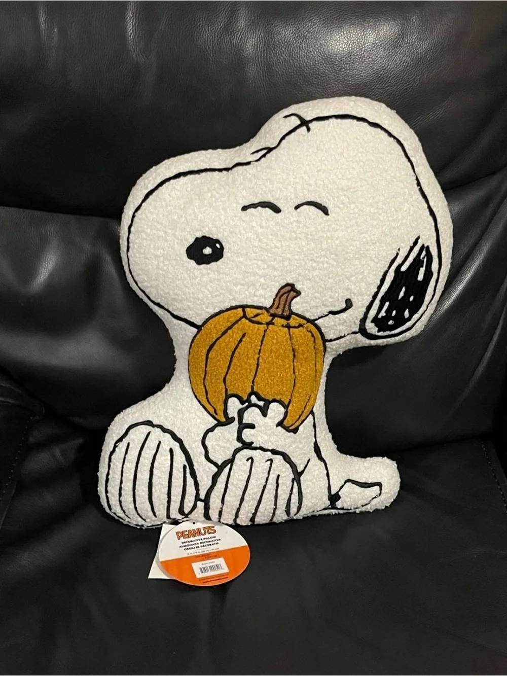 PEANUTS Snoopy Sherpa Fall Pillow Peanuts Fall Pillow